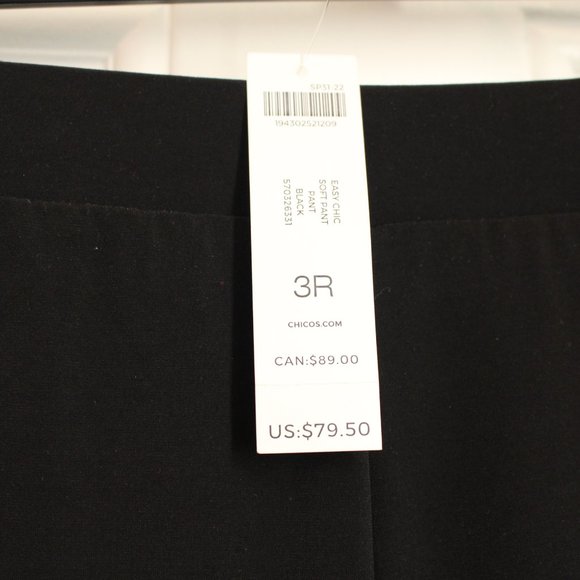 Chicos Easy Chic 4 pc Set Black and White NWT Reg $437.00 Jacket Dress Cami Pant - Picture 10 of 12